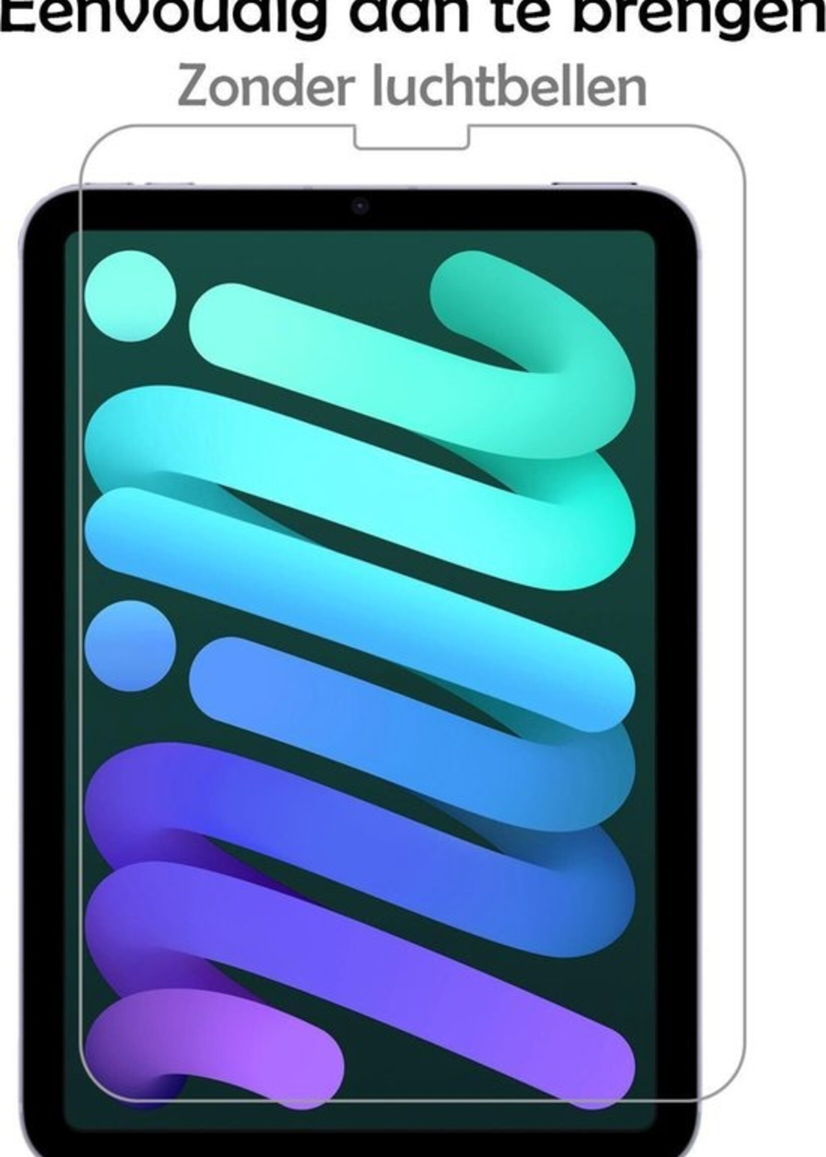 LUQ Screenprotector Geschikt voor iPad Mini 6 Screenprotector Bescherm Glas Tempered Glass Screen Protector - Screen Protector Geschikt voor iPad Mini 6 Screenprotector