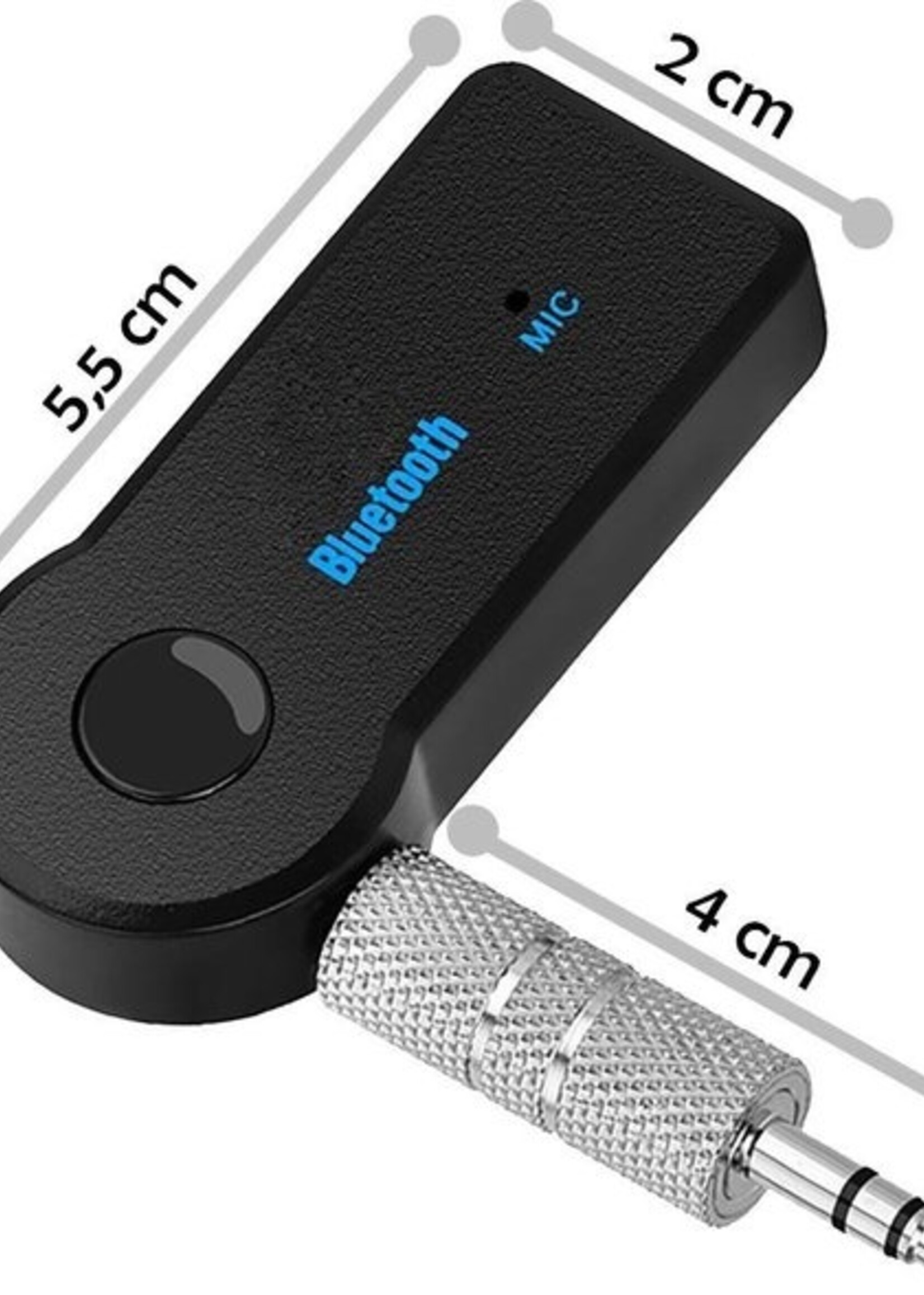 LUQ Bluetooth Adapter Draadloos Receiver Auto Carkit Muziek AUX Audio