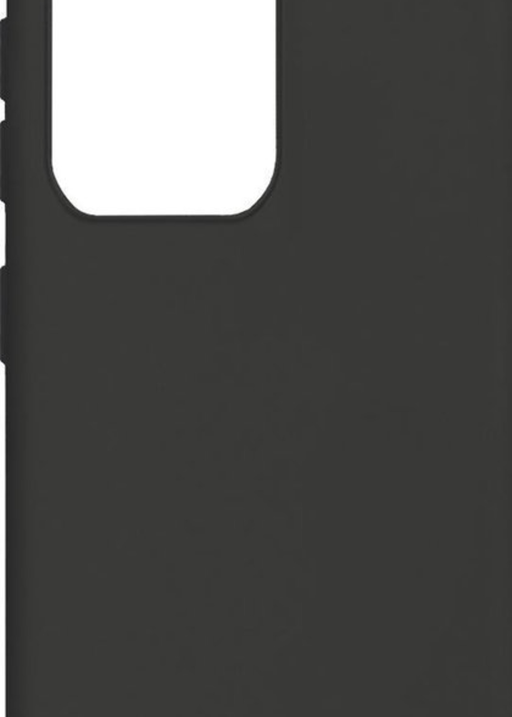 LUQ Hoesje Geschikt voor Samsung S20 Ultra Hoesje Siliconen Case - Hoes Geschikt voor Samsung Galaxy S20 Ultra Hoes Siliconen - Zwart