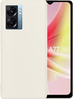 LUQ LUQ OPPO A77 Hoesje Siliconen - Wit