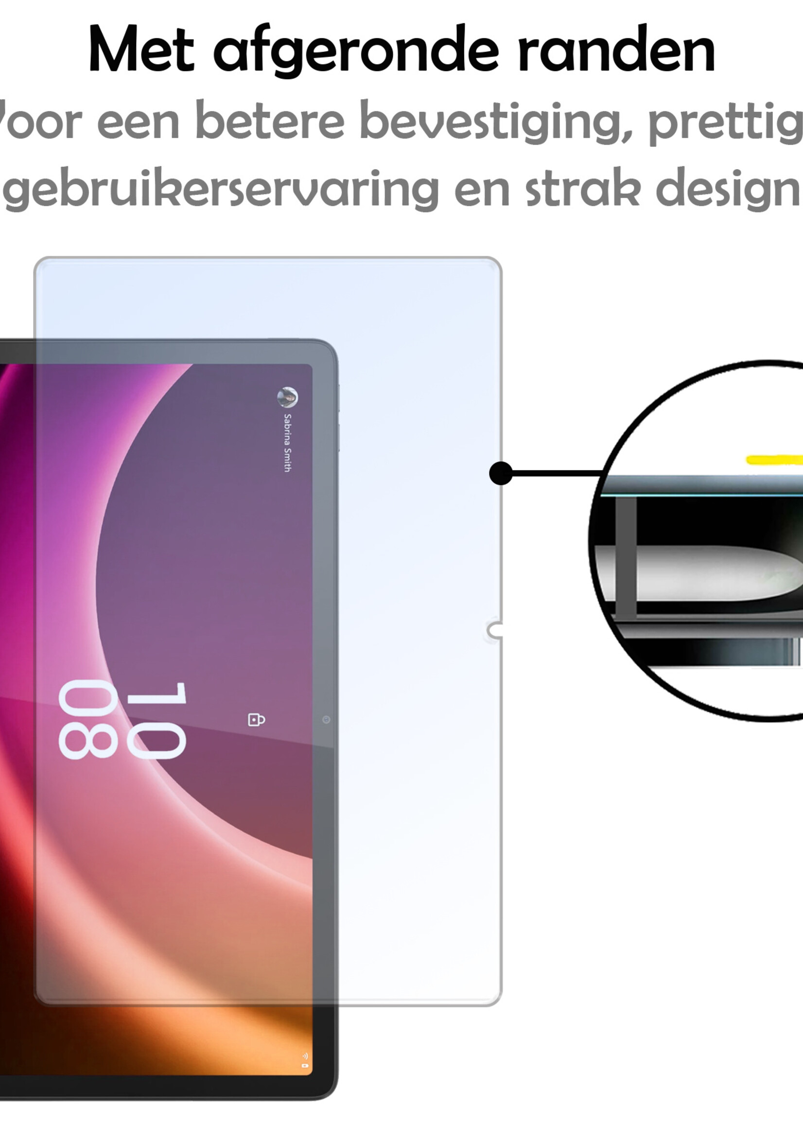LUQ Screenprotector Geschikt voor Lenovo Tab P11 (2e Gen) Screenprotector Bescherm Glas Tempered Glass Screen Protector - Screen Protector Geschikt voor Lenovo Tab P11 (2e Gen) Screenprotector - 2 Stuks