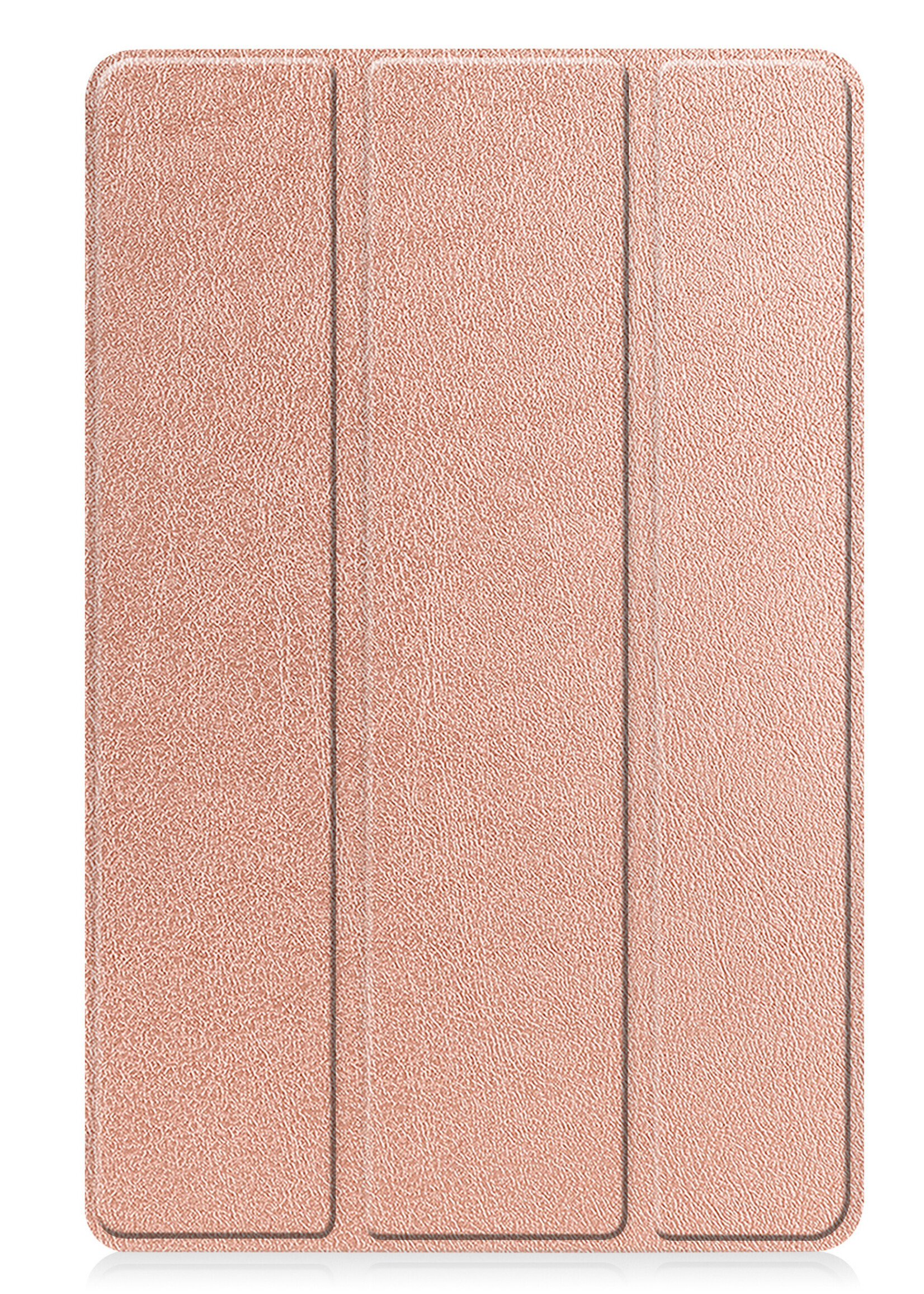 LUQ Hoes Geschikt voor Lenovo Tab P11 (2e Gen) Hoes Luxe Hoesje Book Case Met Screenprotector - Hoesje Geschikt voor Lenovo Tab P11 (2nd Gen) Hoes Cover - Rosé goud