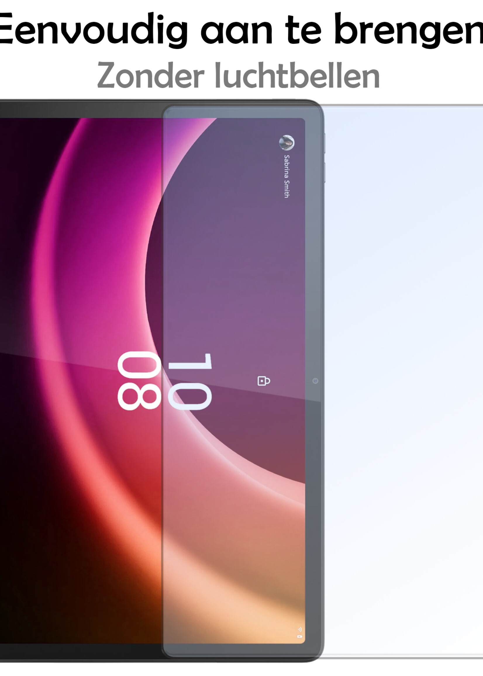 LUQ Hoes Geschikt voor Lenovo Tab P11 (2e Gen) Hoes Luxe Hoesje Book Case Met Screenprotector - Hoesje Geschikt voor Lenovo Tab P11 (2nd Gen) Hoes Cover - Galaxy