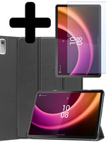 LUQ LUQ Lenovo Tab P11 (2e Gen) Hoes Met Screenprotector - Zwart