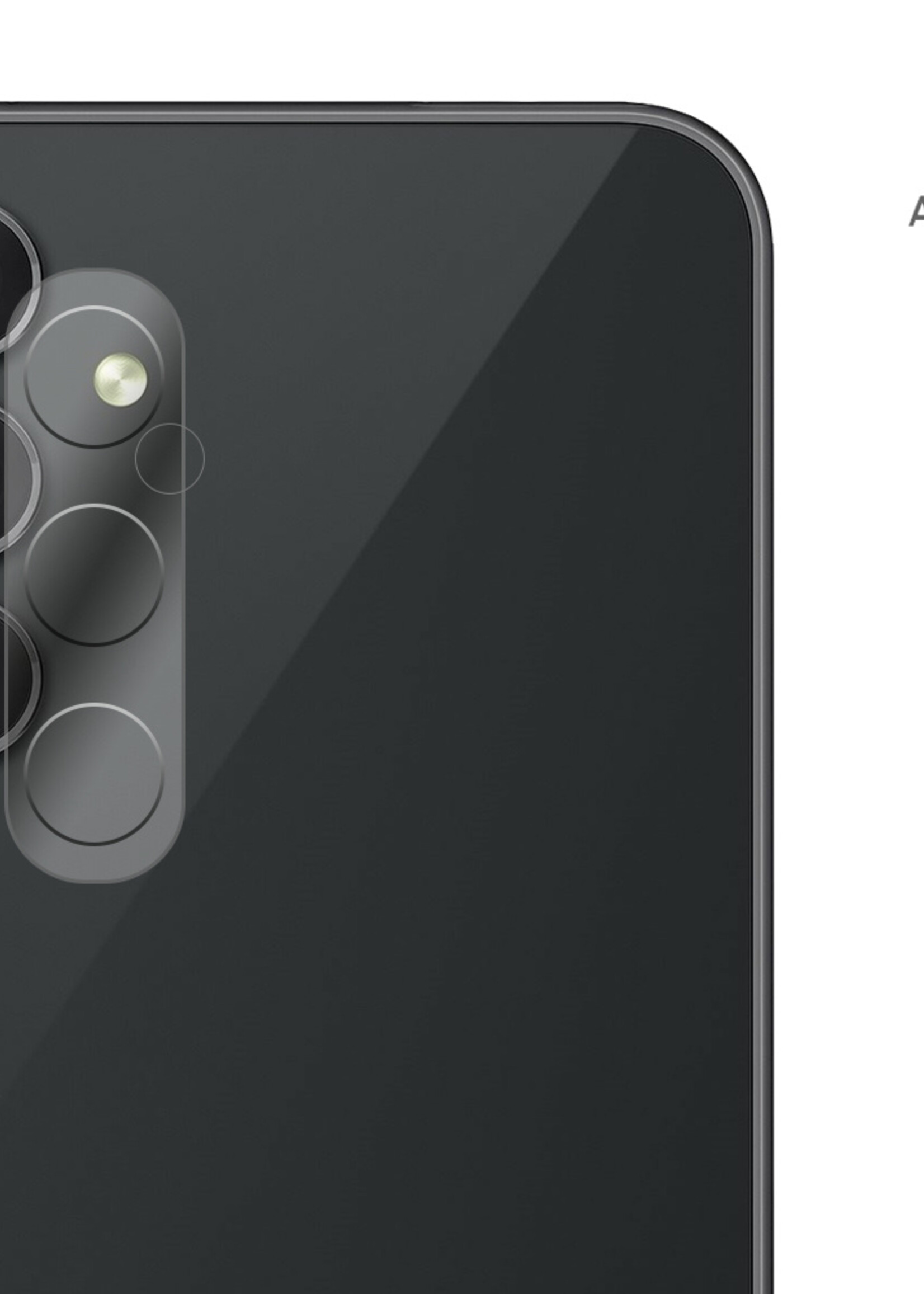 LUQ Screenprotector Geschikt voor Samsung A34 Camera Screenprotector Tempered Glass - Screenprotector Geschikt voor Samsung Galaxy A34 Screenprotector Camera Screenprotector - 3 Stuks