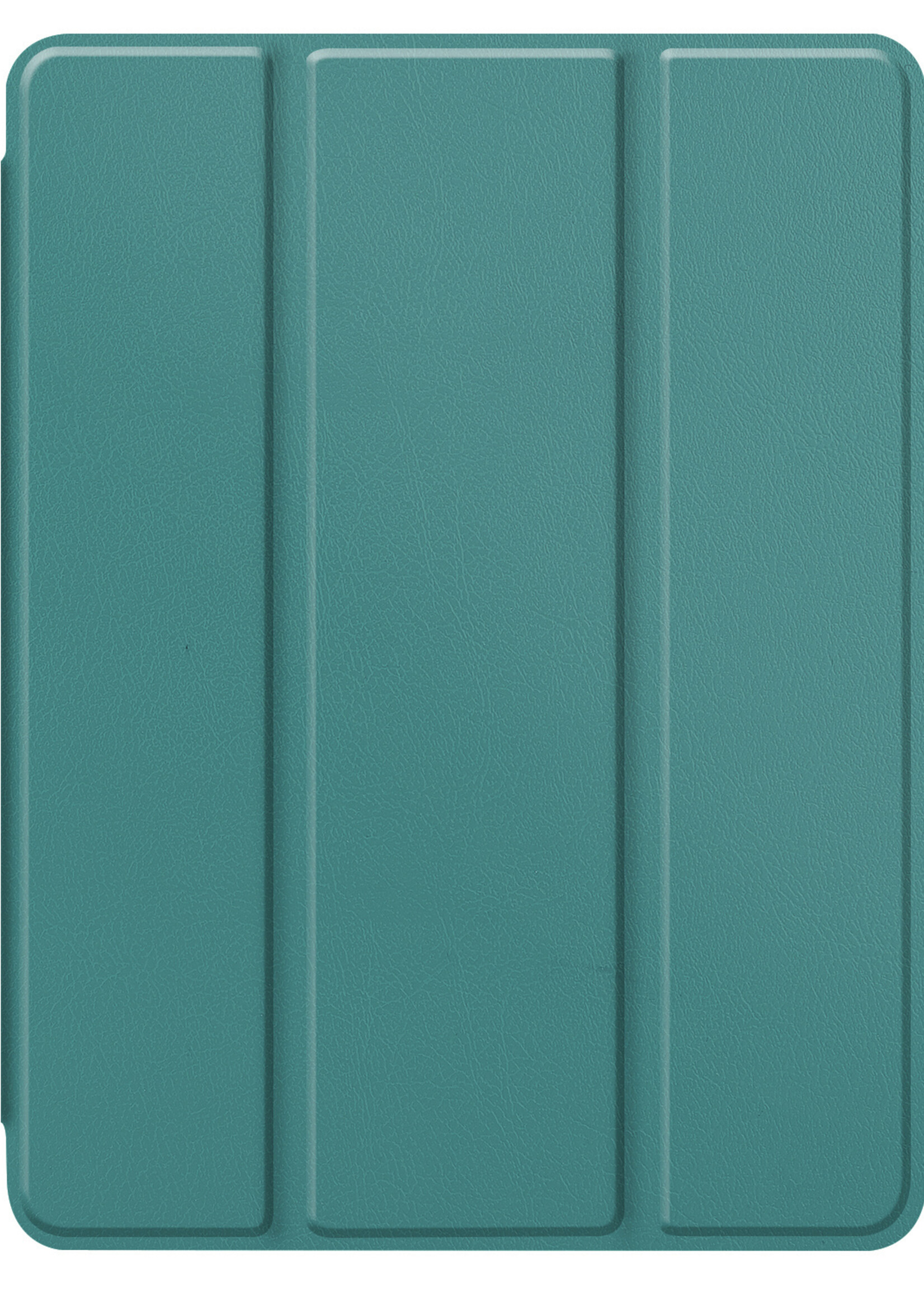 LUQ LUQ iPad Pro 11 inch (2022) Hoesje Met Screenprotector - Donkergroen