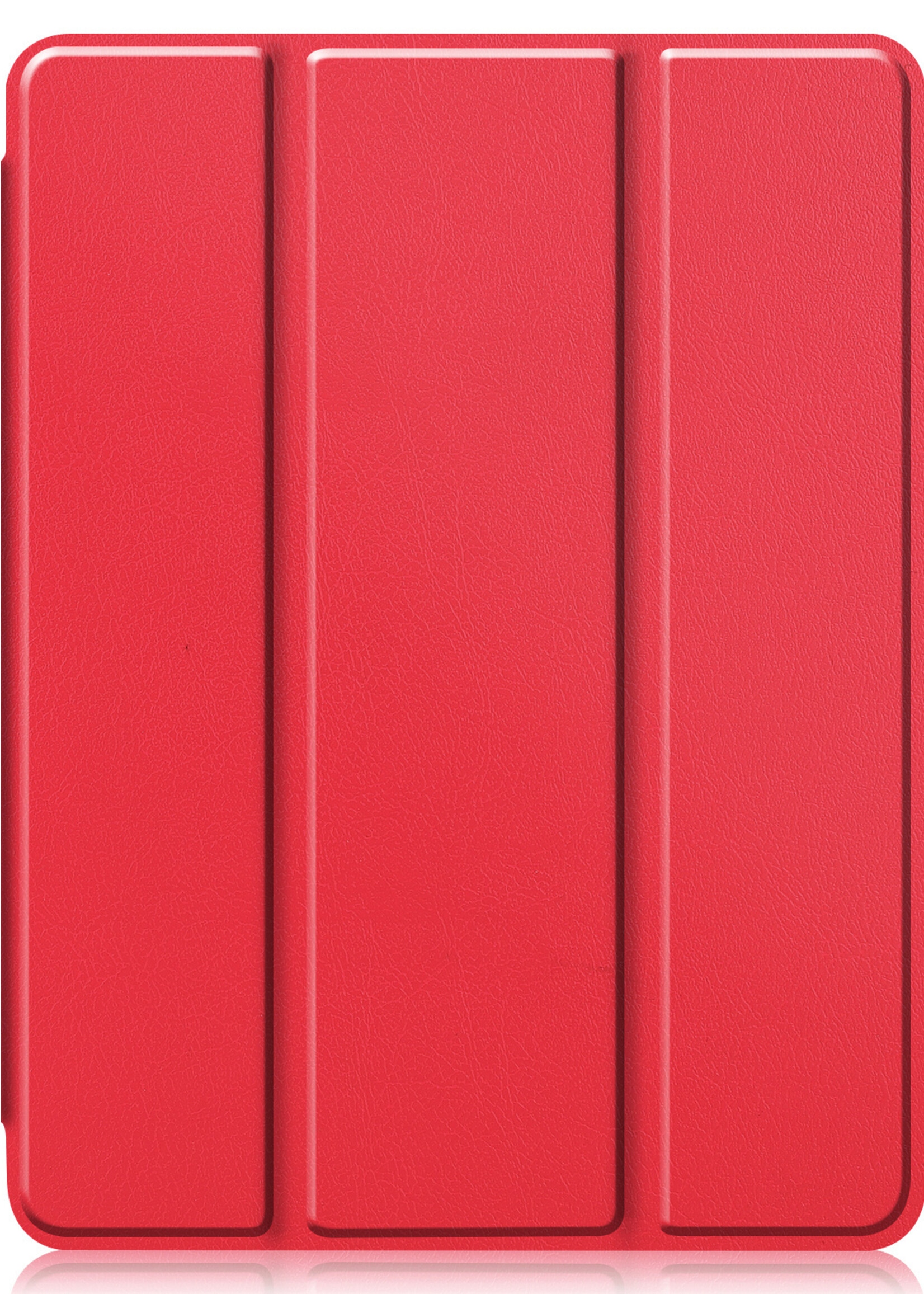 LUQ LUQ iPad Pro 11 inch (2022) Hoesje Met Screenprotector - Rood