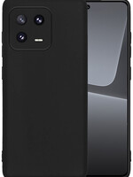 LUQ LUQ Xiaomi 13 Pro Hoesje Siliconen - Zwart