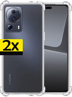 LUQ LUQ Xiaomi 13 Lite Hoesje Shockproof - Transparant - 2 PACK