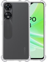 LUQ LUQ OPPO A78 Hoesje Shockproof - Transparant