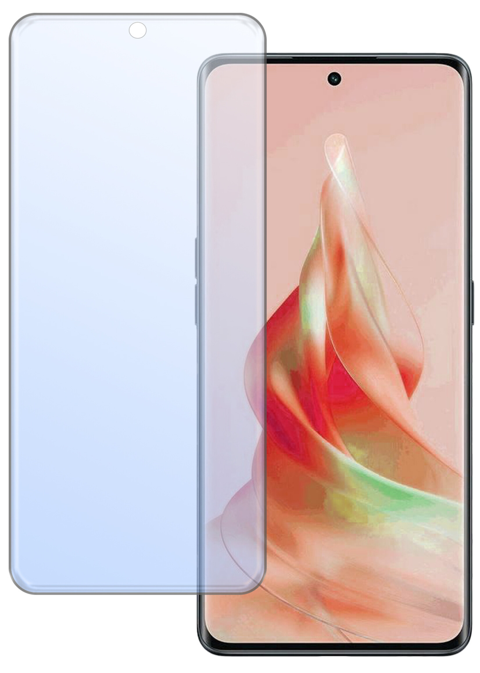 LUQ Screenprotector Geschikt voor OPPO Reno 8T 4G Screenprotector Beschermglas Gehard Glas - Screenprotector Geschikt voor OPPO Reno 8T 4G Screenprotector Glas