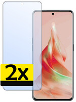 LUQ LUQ Oppo Reno 8T 4G Screenprotector Glas - 2 PACK