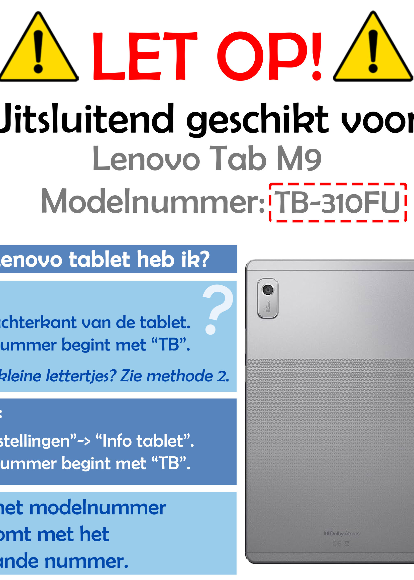 LUQ Screenprotector Geschikt voor Lenovo Tab M9 Screenprotector Bescherm Glas Tempered Glass Screen Protector - Screen Protector Geschikt voor Lenovo Tab M9 Screenprotector