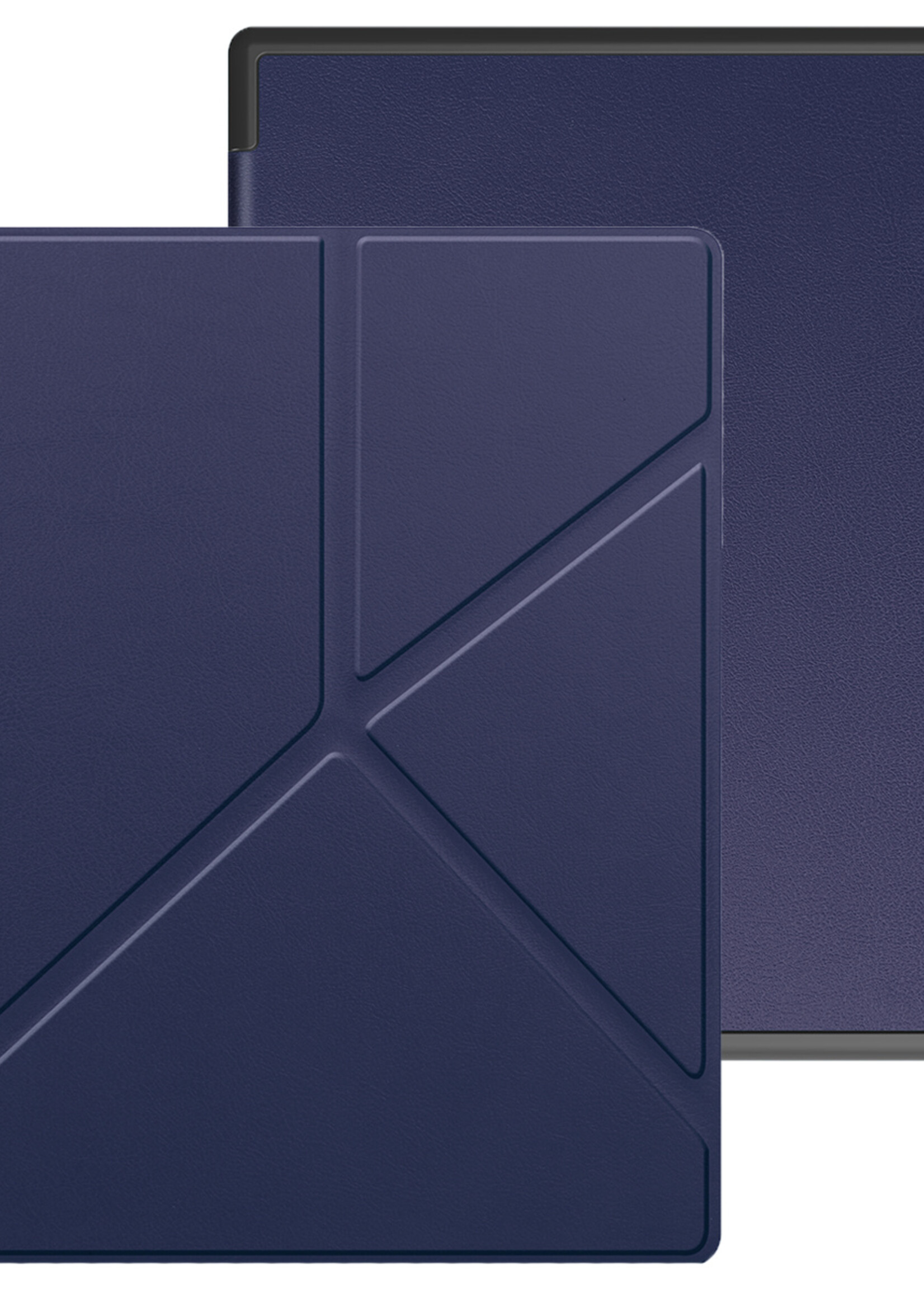 LUQ Hoesje Geschikt voor Kobo Elipsa 2E Hoes Bescherm Hoesje Case Luxe Sleep Cover - Donkerblauw