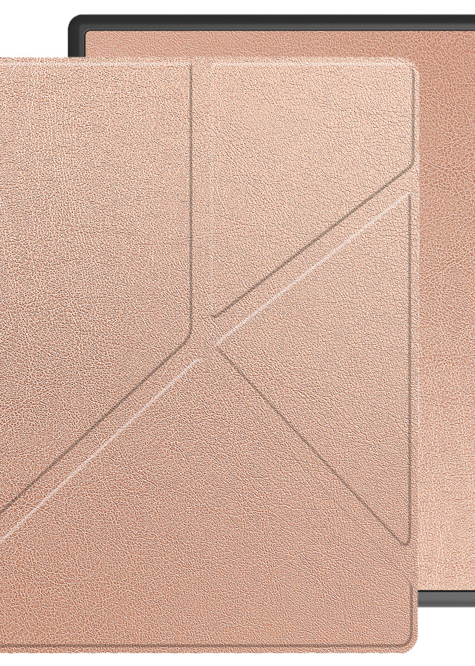 LUQ Hoesje Geschikt voor Kobo Elipsa 2E Hoes Bescherm Hoesje Case Luxe Sleep Cover - Rosé Goud