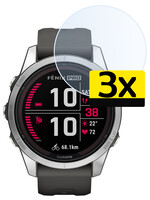 LUQ LUQ Garmin Fenix 7S Pro Screenprotector - 3 PACK