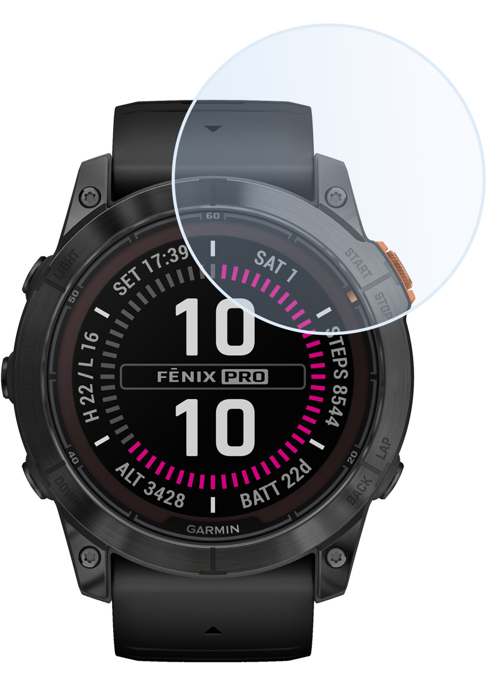 LUQ Screenprotector Geschikt voor Garmin Fenix 7 Pro Screenprotector Bescherm Glas Screen Protector - Screenprotector Geschikt voor Garmin Fenix 7 Pro Gehard Glas