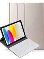 LUQ LUQ iPad 2022 Toetsenbordhoes - Goud