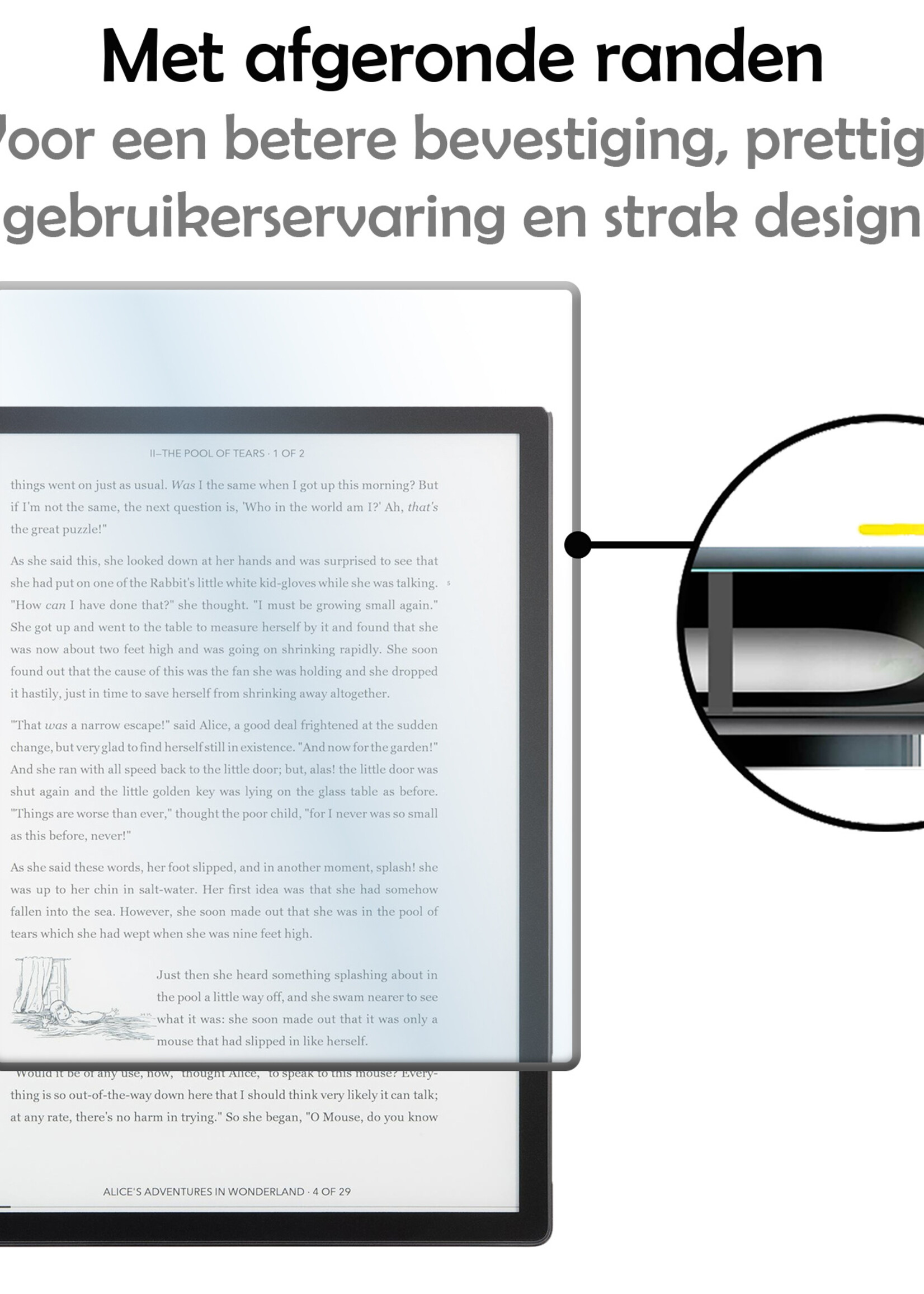 LUQ Screenprotector Geschikt voor Kobo Elipsa 2E Screenprotector Bescherm Glas Gehard Screen Protector - 3 Stuks