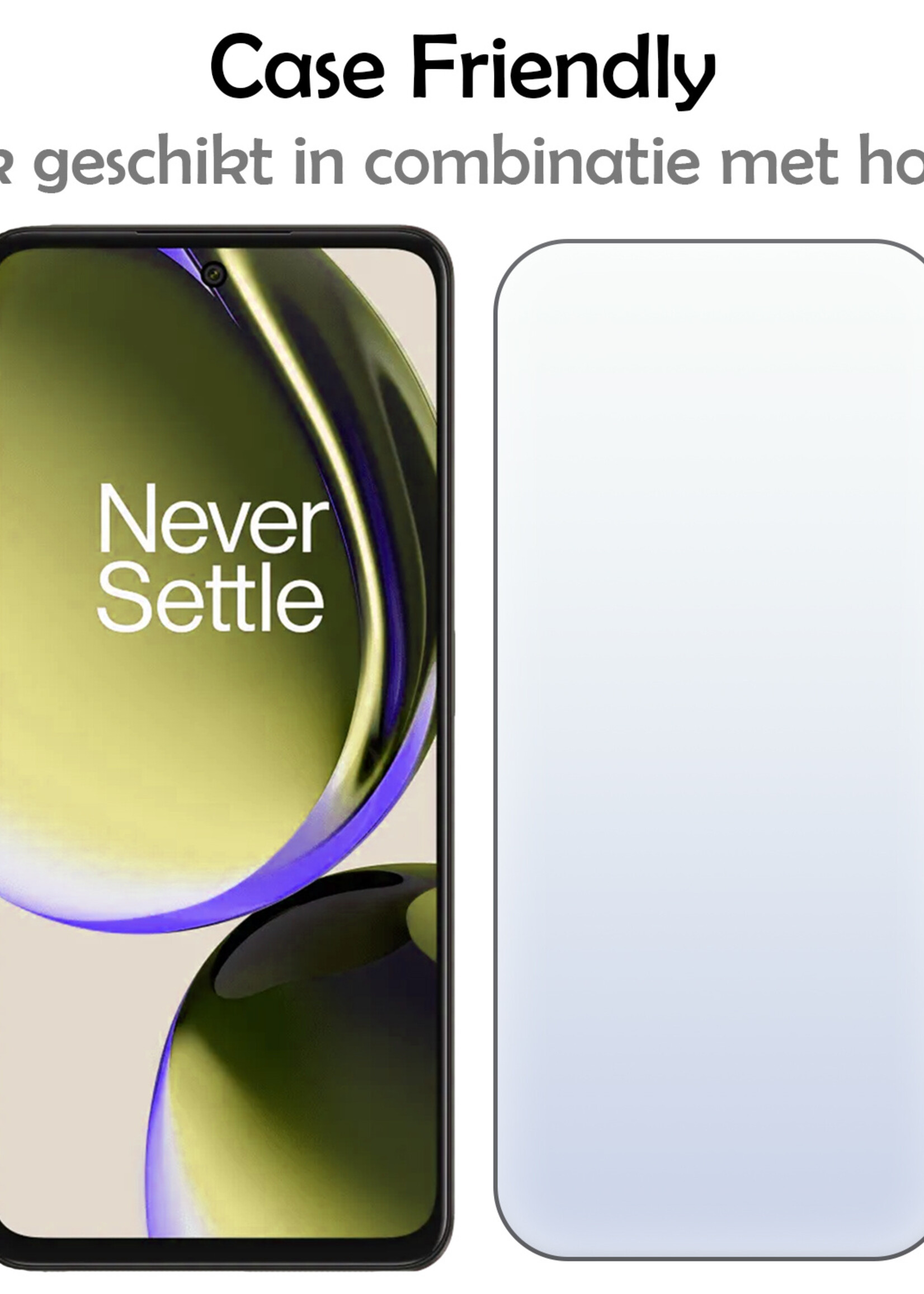 LUQ Screenprotector Geschikt voor OnePlus Nord CE 3 Lite Screenprotector Beschermglas Gehard Glas - Screenprotector Geschikt voor OnePlus Nord CE 3 Lite Screenprotector Glas