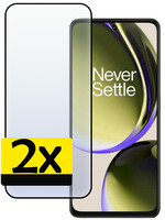LUQ LUQ OnePlus Nord CE 3 Lite Screenprotector Glas  Full Cover - 2 PACK