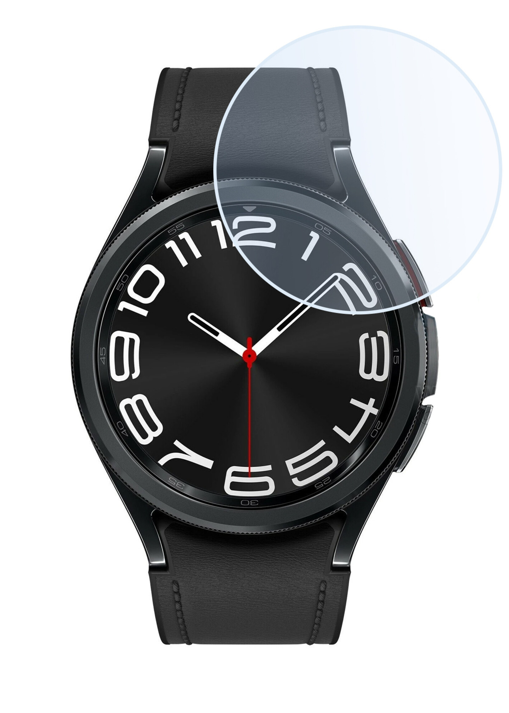 LUQ Screenprotector Geschikt voor Samsung Watch 6 Classic 47 mm Screenprotector Bescherm Glas Screen Protector - Screenprotector Geschikt voor Samsung Galaxy Watch 6 Classic (47 mm) Gehard Glas