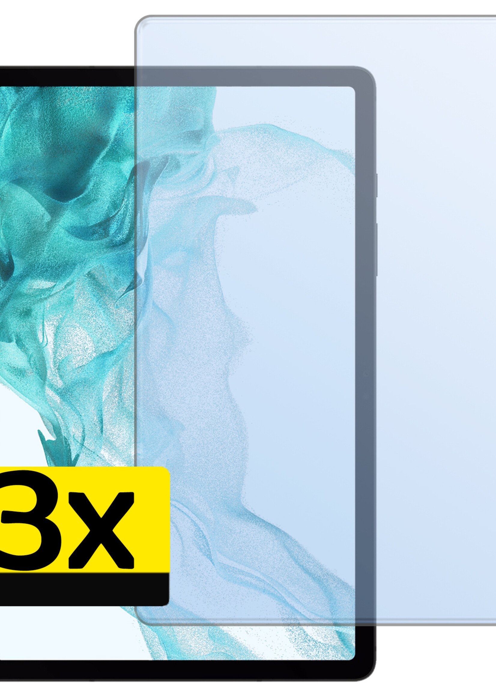 LUQ Screenprotector Geschikt voor Samsung Galaxy Tab S9 Plus Screenprotector Bescherm Glas Tempered Glass Screen Protector - Screen Protector Geschikt voor Samsung Galaxy Tab S9 Plus Screenprotector - 3 Stuks