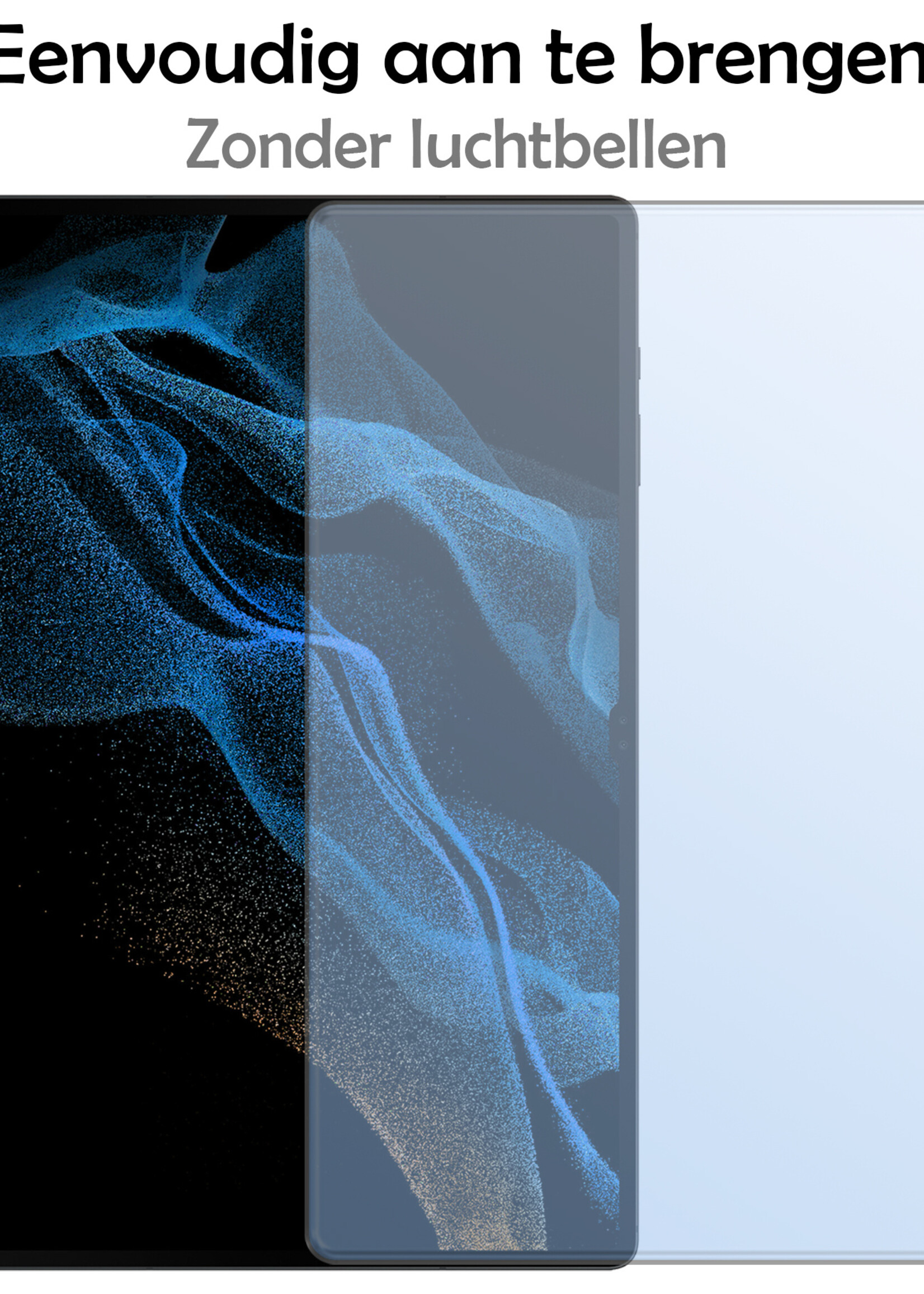 LUQ Screenprotector Geschikt voor Samsung Galaxy Tab S9 Ultra Screenprotector Bescherm Glas Tempered Glass Screen Protector - Screen Protector Geschikt voor Samsung Galaxy Tab S9 Ultra Screenprotector