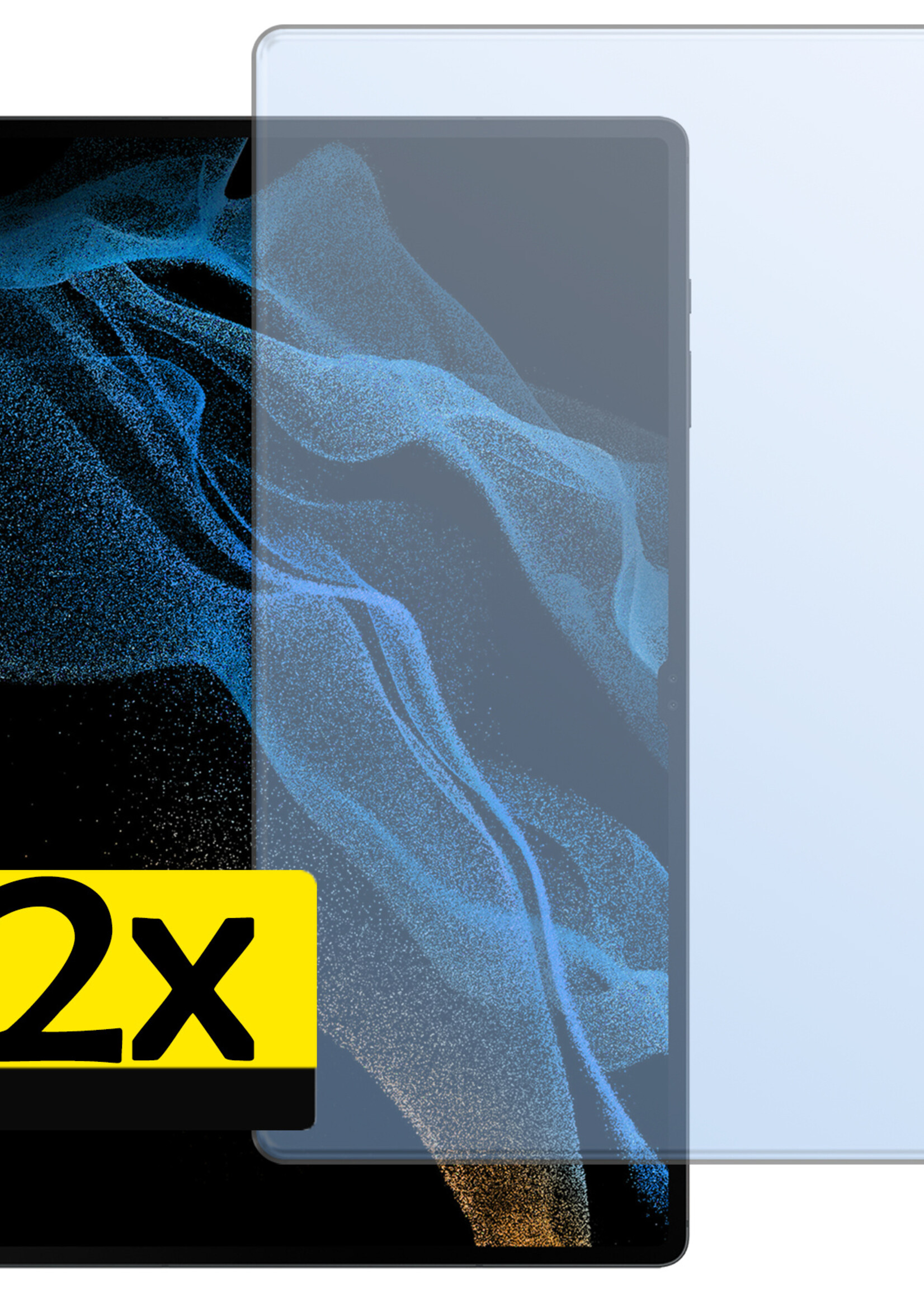 LUQ Screenprotector Geschikt voor Samsung Galaxy Tab S9 Ultra Screenprotector Bescherm Glas Tempered Glass Screen Protector - Screen Protector Geschikt voor Samsung Galaxy Tab S9 Ultra Screenprotector - 2 Stuks