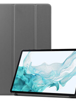 LUQ LUQ Samsung Galaxy Tab S9 Plus Hoesje Met Uitsparing S Pen - Grijs