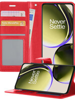 LUQ LUQ OnePlus Nord CE 3 Lite Hoesje Bookcase - Rood