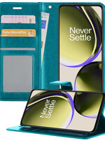 LUQ LUQ OnePlus Nord CE 3 Lite Hoesje Bookcase - Turquoise