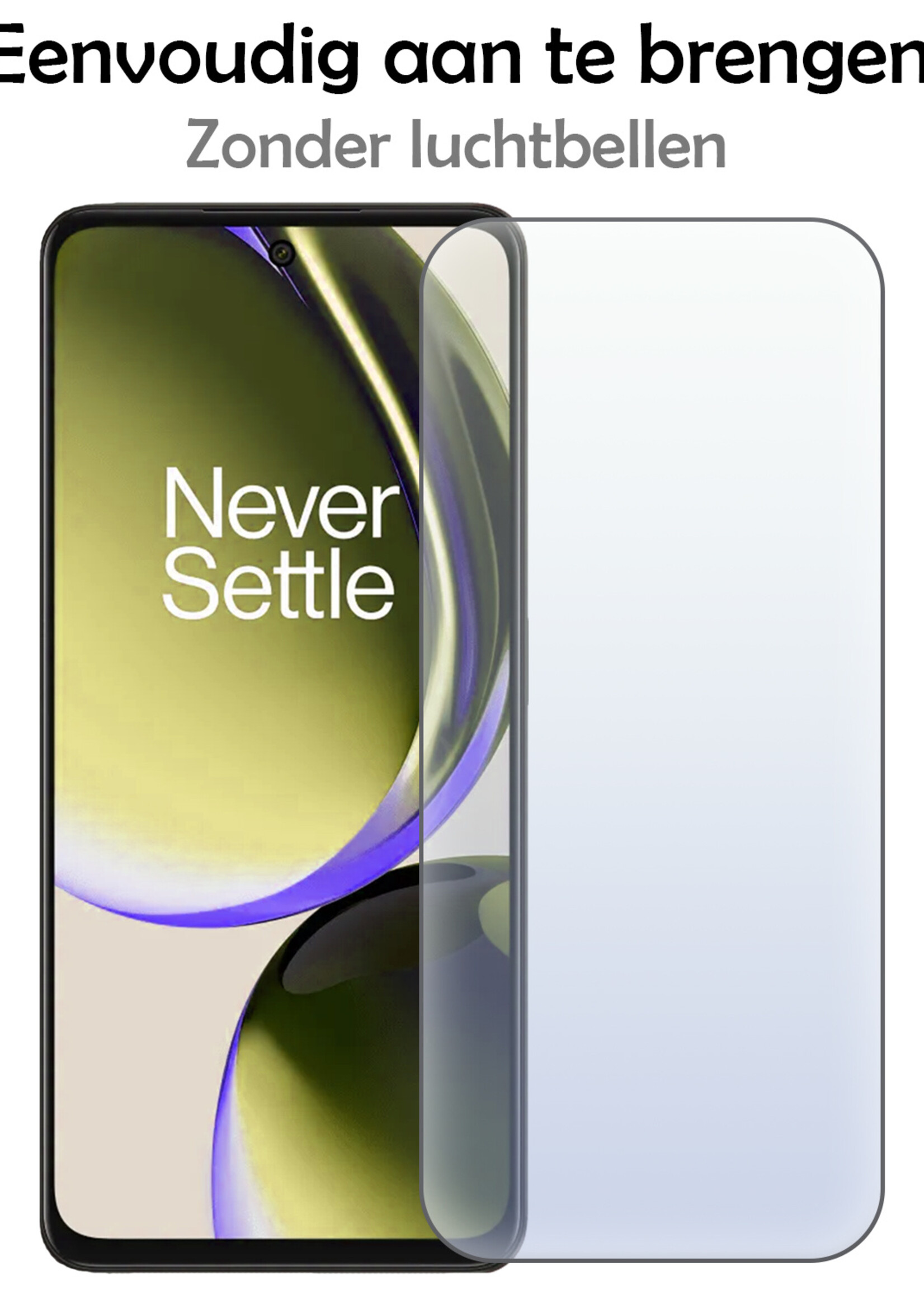 LUQ Hoesje Geschikt voor OnePlus Nord CE 3 Lite Hoesje Book Case Hoes Wallet Cover Met Screenprotector - Hoes Geschikt voor OnePlus Nord CE 3 Lite Hoesje Bookcase Hoes - Paars