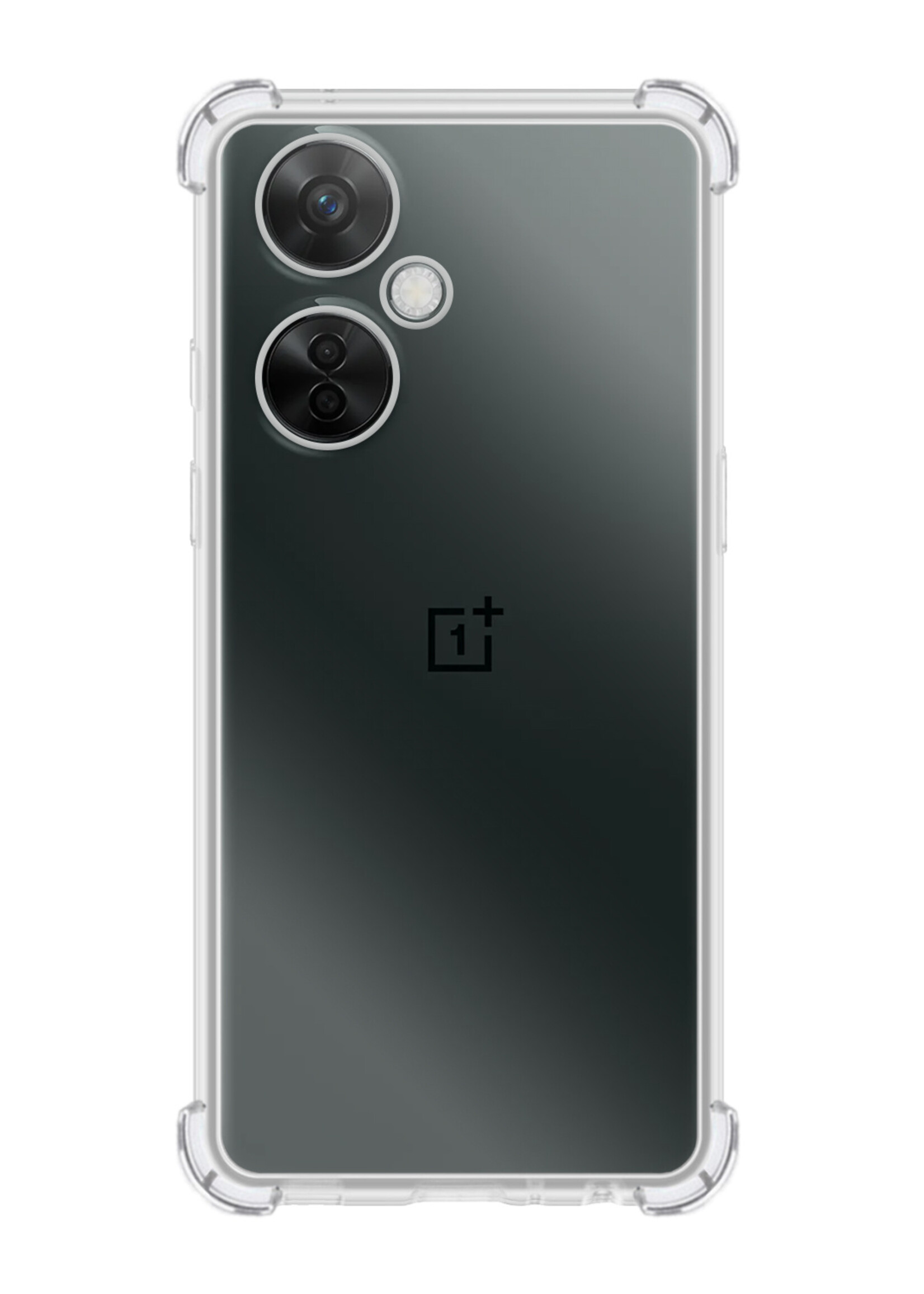 LUQ Hoesje Geschikt voor OnePlus Nord CE 3 Lite Hoesje Shockproof Case Siliconen - Hoes Geschikt voor OnePlus Nord CE 3 Lite Hoes Cover Siliconen - Transparant