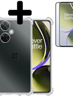LUQ LUQ OnePlus Nord CE 3 Lite Hoesje Shockproof Met Screenprotector