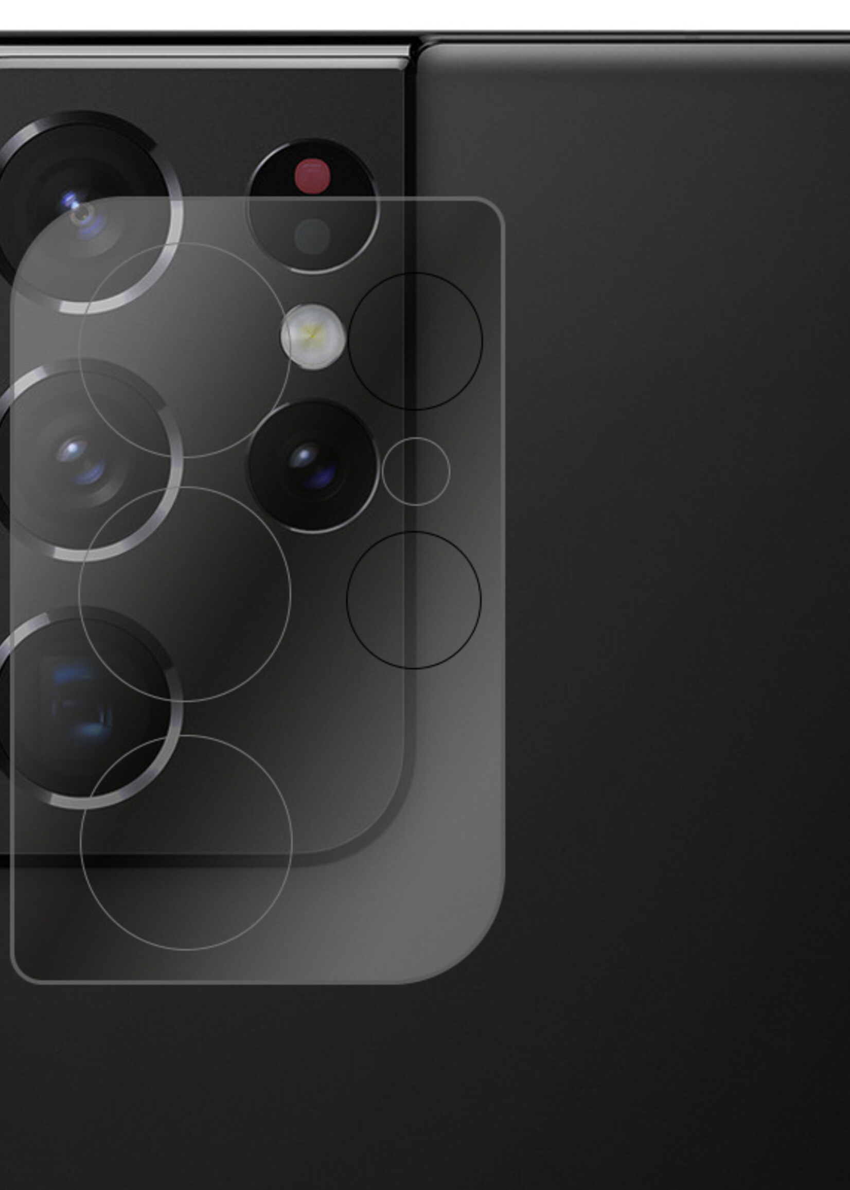 LUQ Screenprotector Geschikt voor Samsung S21 Ultra Camera Screenprotector Tempered Glass - Screenprotector Geschikt voor Samsung Galaxy S21 Ultra Screenprotector Camera Screenprotector