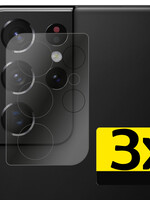 LUQ LUQ Samsung Galaxy S21 Ultra Camera Screenprotector - 3 PACK