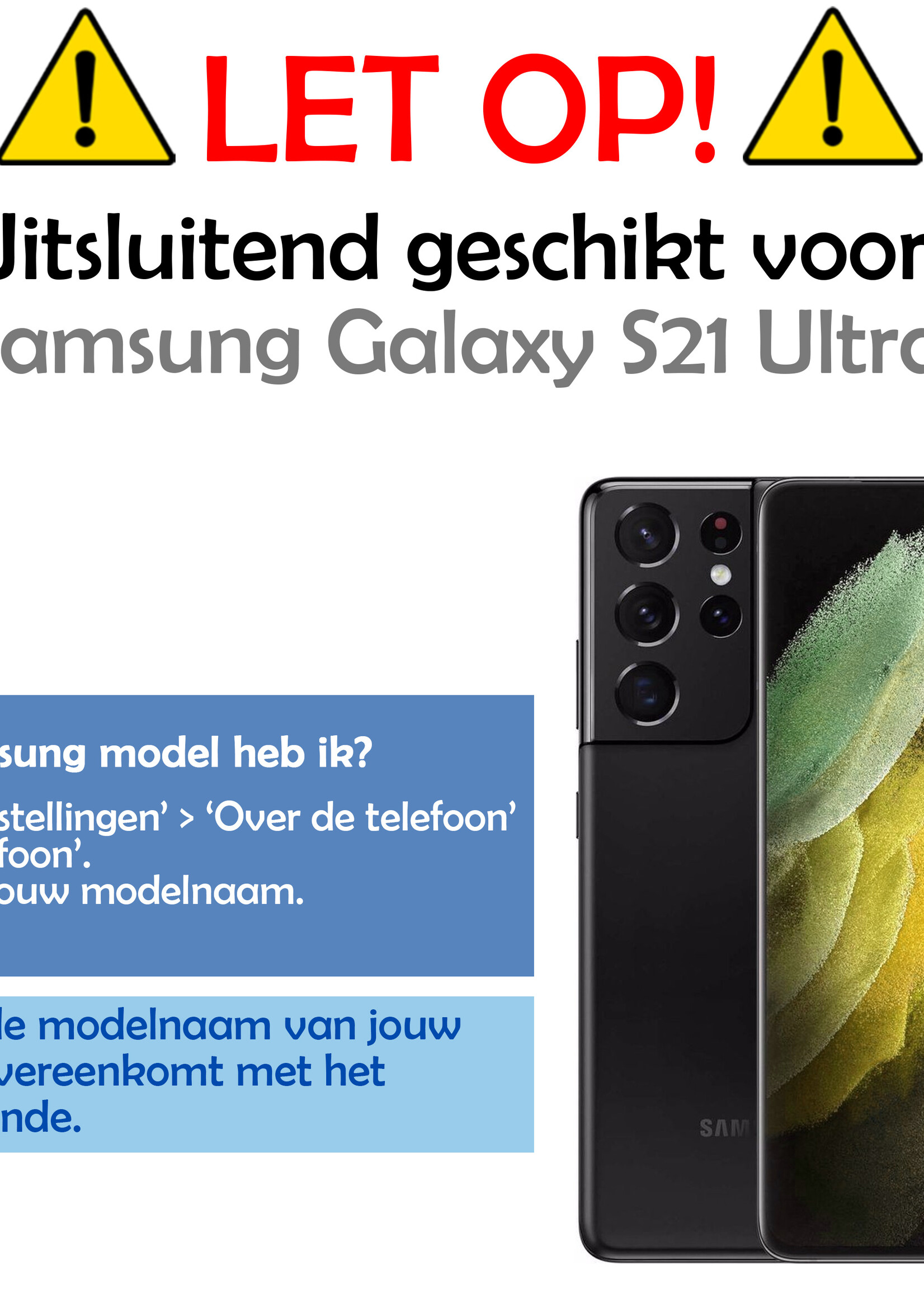 LUQ Screenprotector Geschikt voor Samsung S21 Ultra Camera Screenprotector Tempered Glass - Screenprotector Geschikt voor Samsung Galaxy S21 Ultra Screenprotector Camera Screenprotector - 2 Stuks