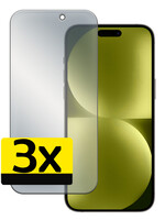 LUQ LUQ iPhone 15 Pro Screenprotector Glas Privacy - 3 PACK