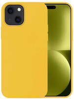 LUQ LUQ iPhone 15 Hoesje Siliconen - Geel