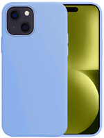 LUQ LUQ iPhone 15 Hoesje Siliconen - Lichtblauw