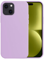 LUQ LUQ iPhone 15 Hoesje Siliconen - Lila