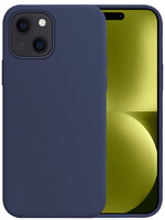 LUQ LUQ iPhone 15 Plus Hoesje Siliconen - Donkerblauw