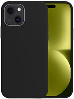 LUQ LUQ iPhone 15 Plus Hoesje Siliconen - Zwart