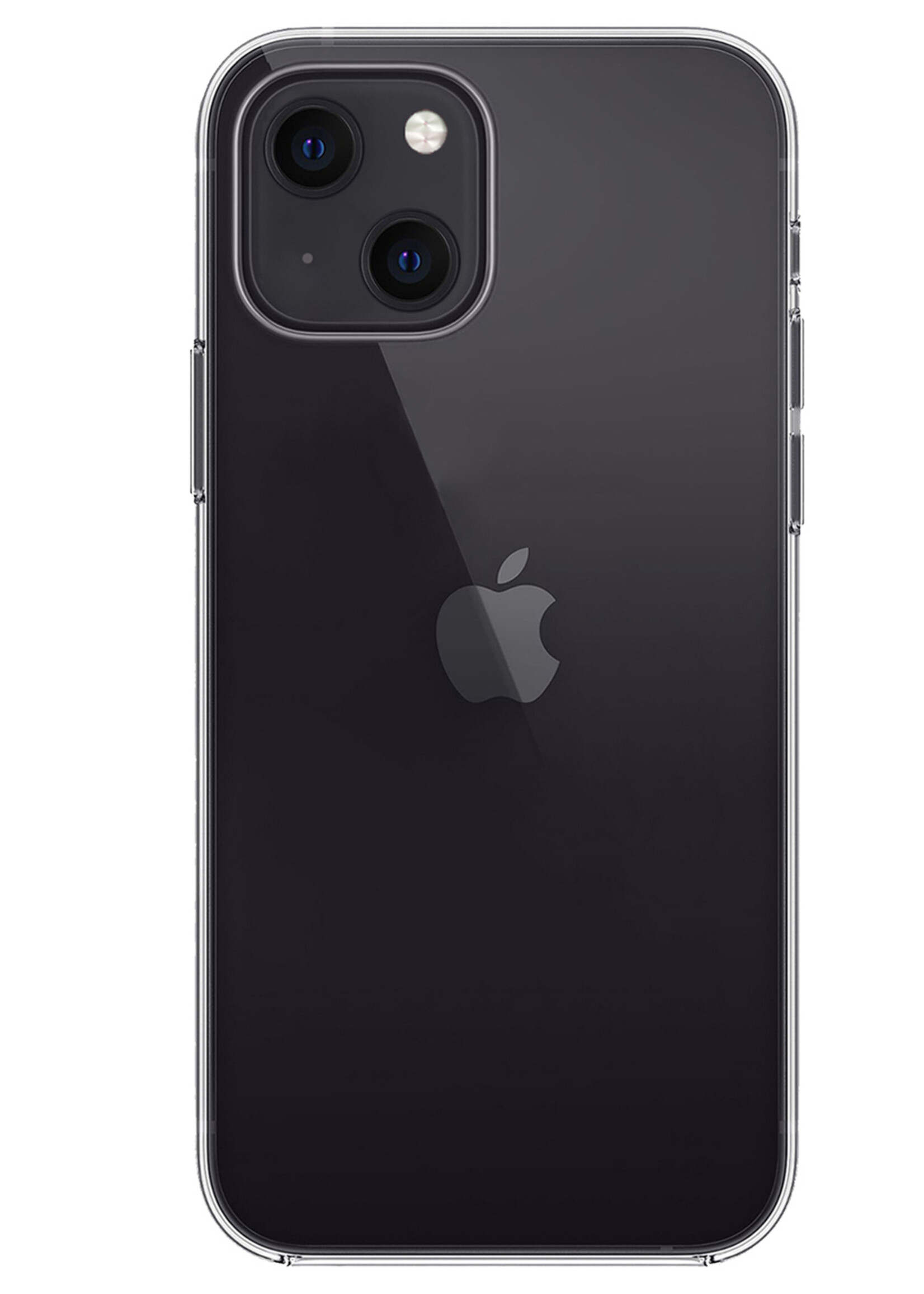 LUQ Hoesje Geschikt voor iPhone 15 Plus Hoesje Siliconen Case - Hoes Geschikt voor iPhone 15 Plus Hoes Siliconen - Transparant - 2 Stuks