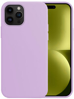 LUQ LUQ iPhone 15 Pro Hoesje Siliconen - Lila