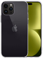 LUQ LUQ iPhone 15 Pro Hoesje Siliconen - Transparant