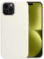 LUQ LUQ iPhone 15 Pro Max Hoesje Siliconen - Wit