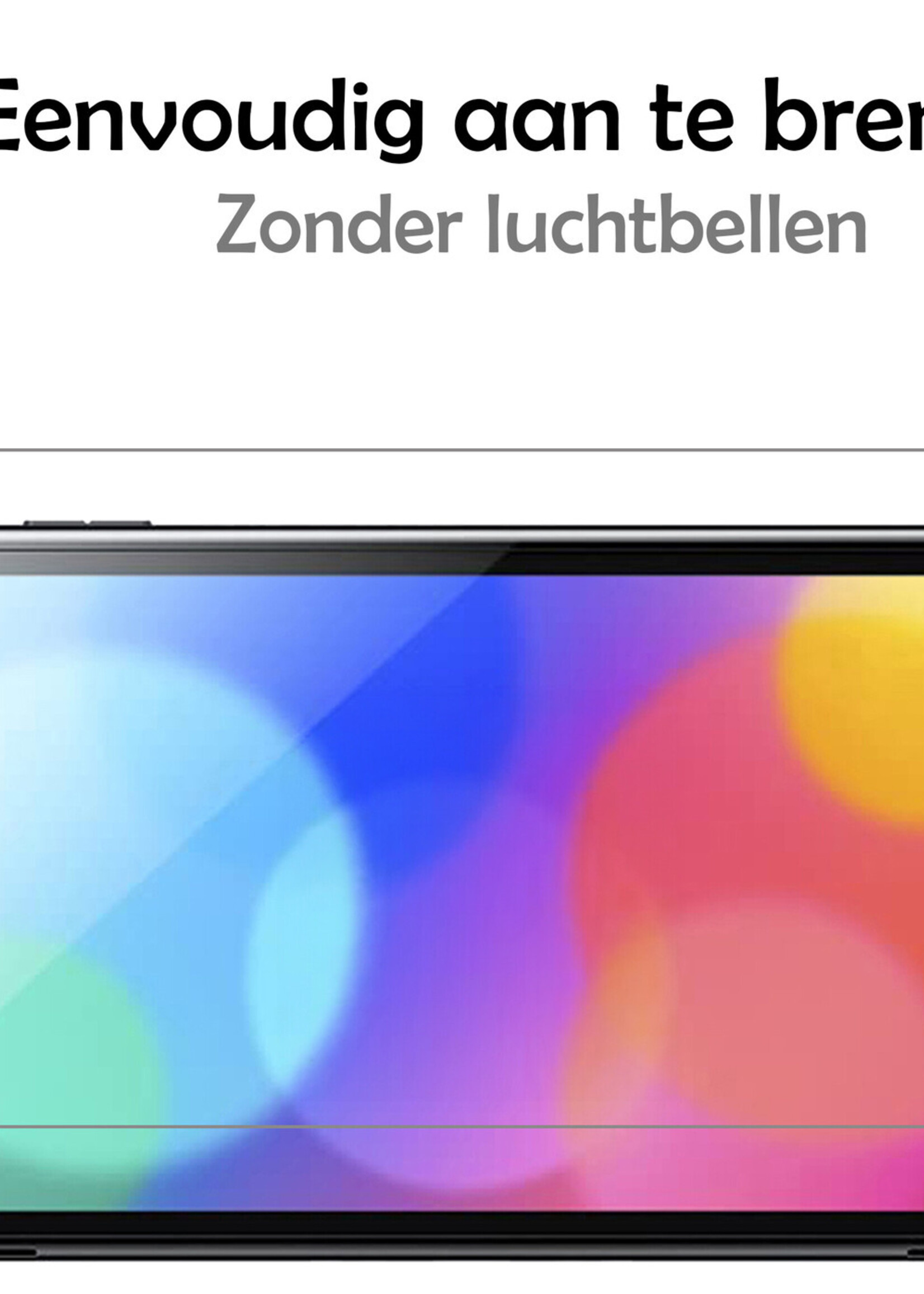 LUQ Hoes Geschikt voor Nintendo Switch OLED Case Hoesje Polsbandje Met Screenprotector - Bescherm Hoes Geschikt voor Nintendo Switch OLED Hoes Hard Cover - Zwart