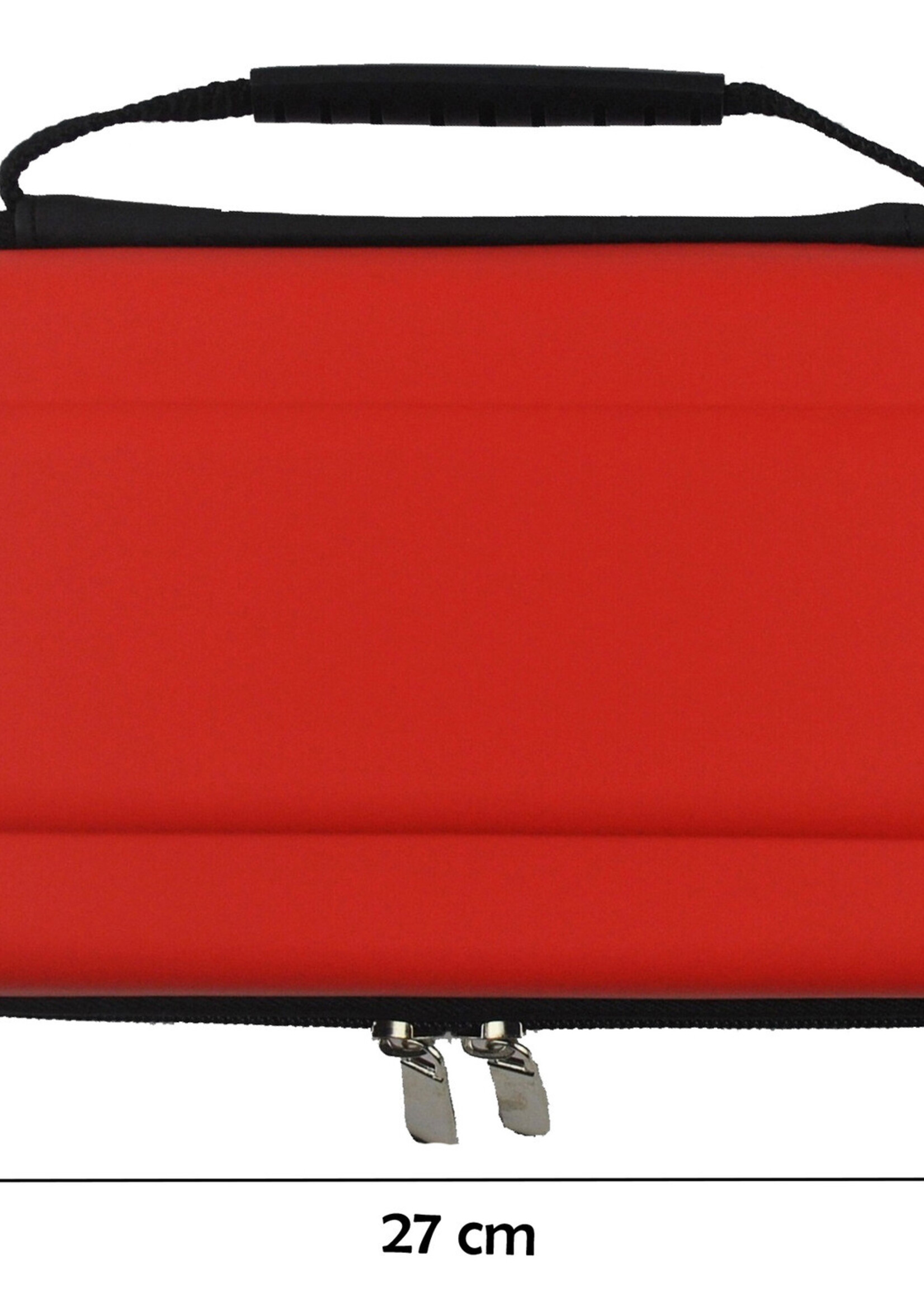 LUQ Hoes Geschikt voor Nintendo Switch OLED Case Hoesje Met Screenprotector - Bescherm Hoes Geschikt voor Nintendo Switch OLED Hoes Hard Cover - Rood